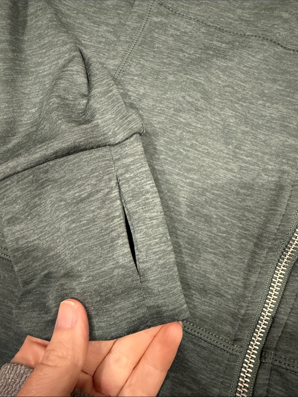 Kirkland Signature Hoodies - Gray & Dark Green - Picture 3 of 3